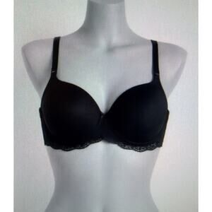 Wacoal Womens Black Lace Underwire Lined Back Closure 38C t-shirt bra 85340